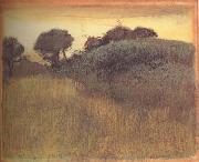 Edgar Degas Wheat Field and Green Hill Germany oil painting artist
